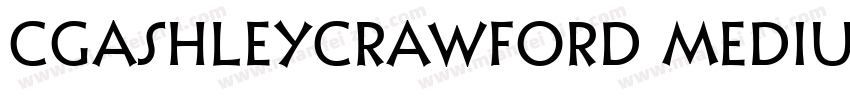 CgAshleyCrawford Medium字体转换